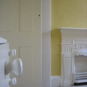 Yellow bedroom in Brighton